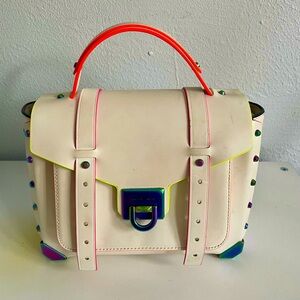 Michael Kors Manhattan Medium Optic White Satchel Bag